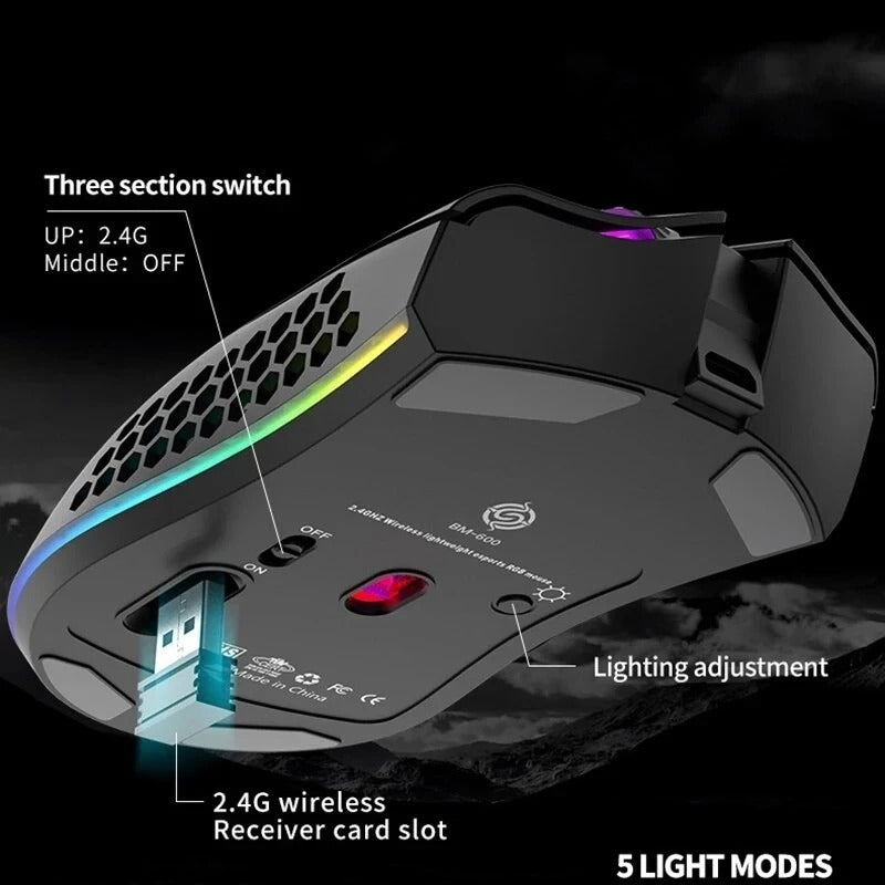 BM600 ProCharge RGB Gaming Mouse