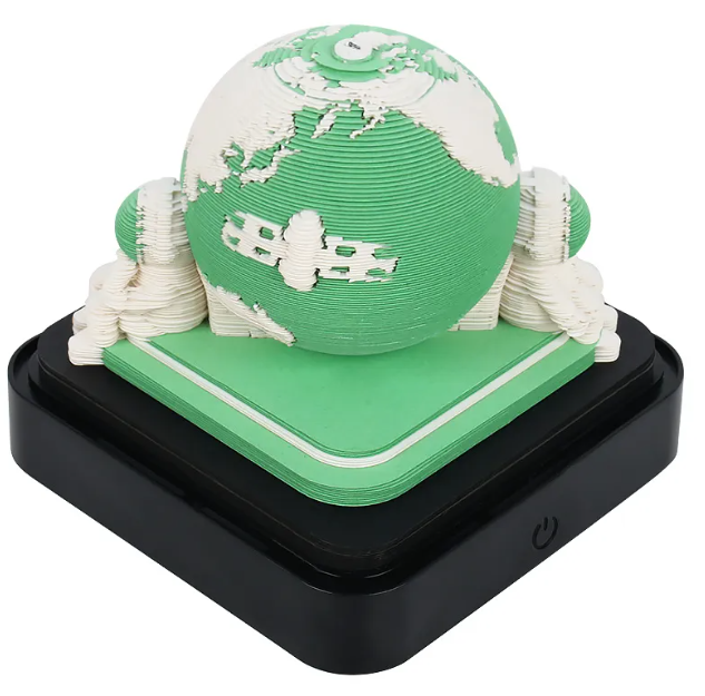 LED-Lit 3D Astronaut Earth Calendar
