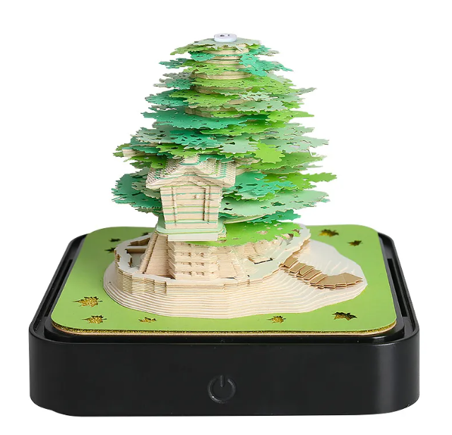 LED-Lit 3D Astronaut Earth Calendar