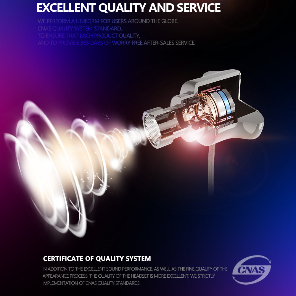 BassMaster Metal In-Ear Headphones